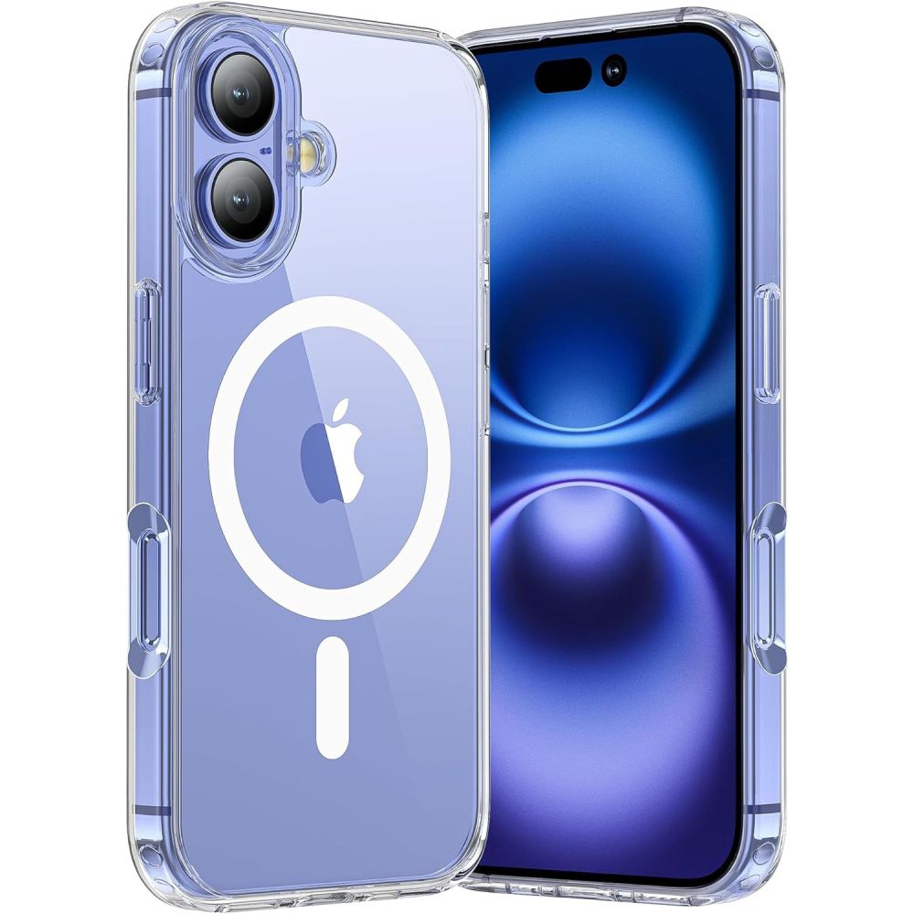 Tech-Protect Tech-Protect iPhone 16 Skal MagSafe Flex Transparent - Teknikhallen.se