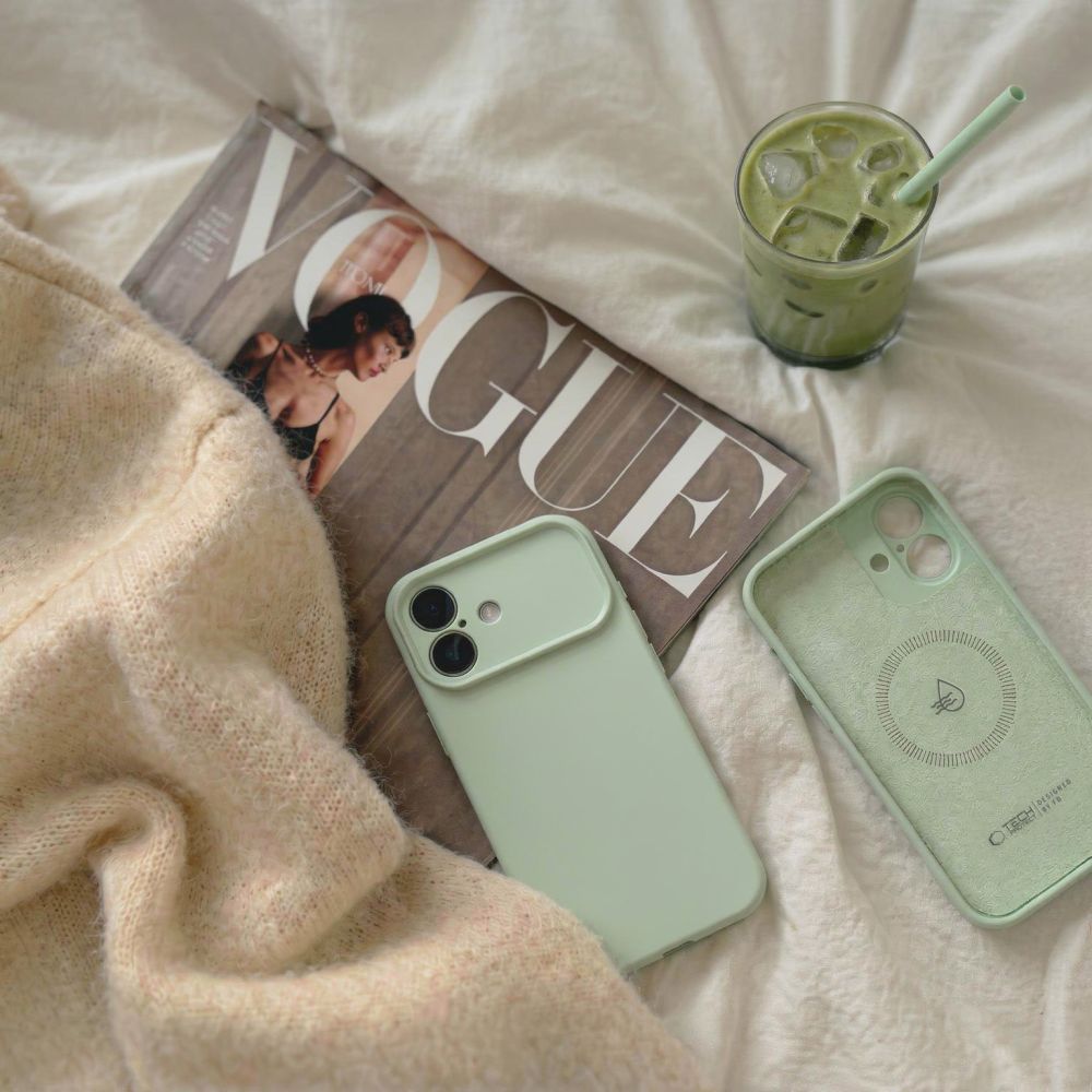 Tech-Protect Tech-Protect iPhone 17 Skal MagSafe Silicone Sage - Teknikhallen.se