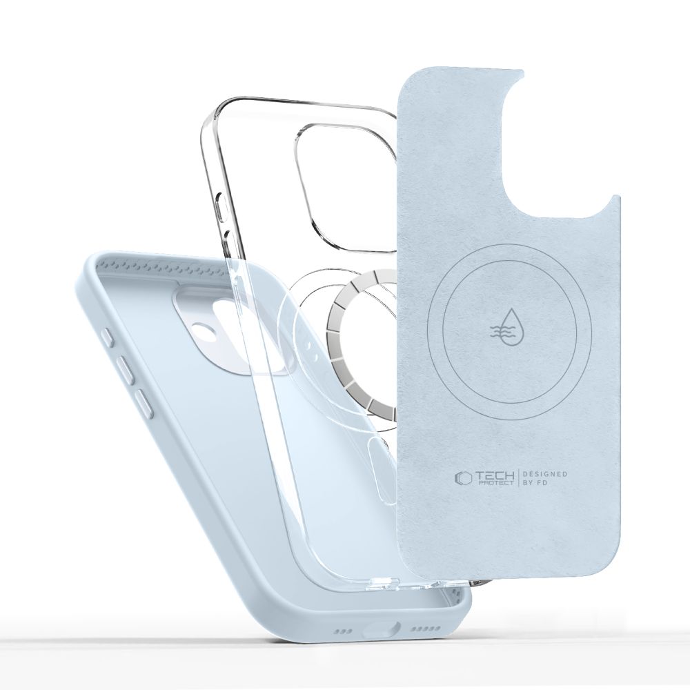 Tech-Protect Tech-Protect iPhone 17 Skal MagSafe Uniq Mist Blue - Teknikhallen.se