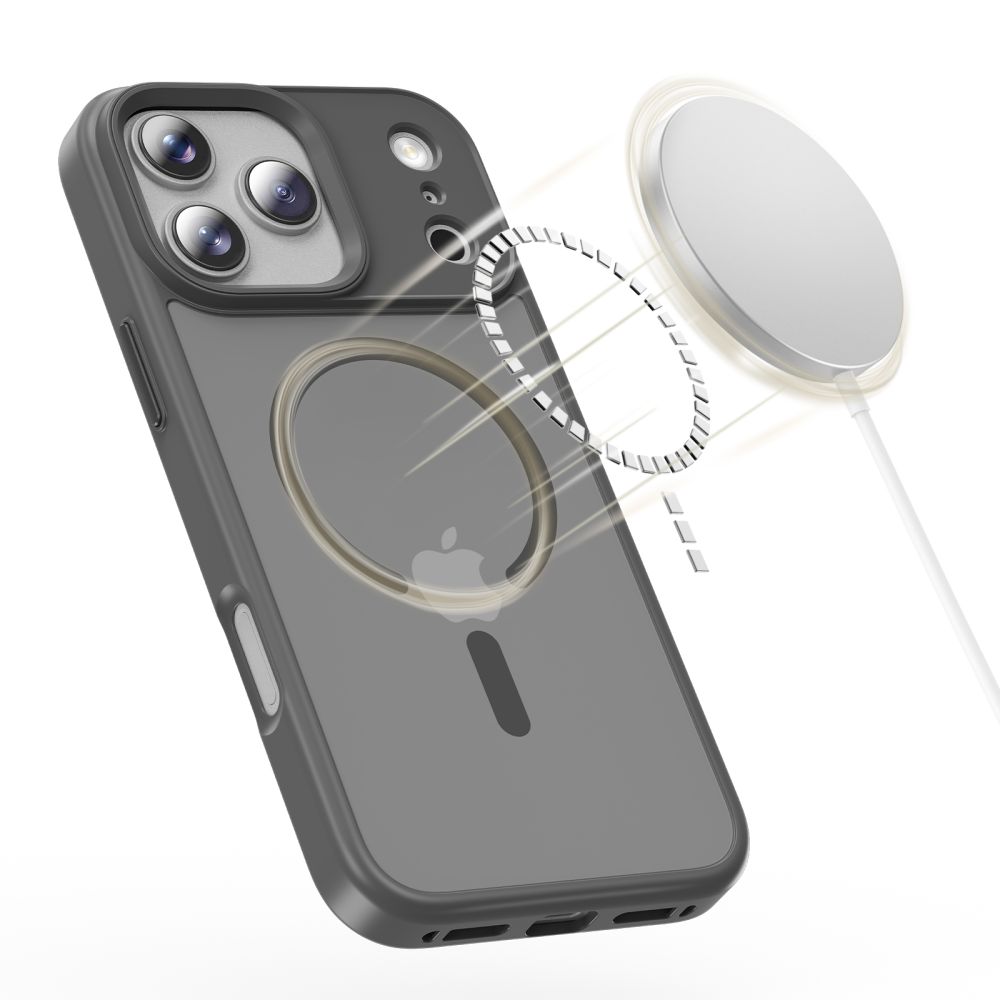 Tech-Protect Tech-Protect iPhone 17 Pro Skal MagSafe MagMat Crayon Grey - Teknikhallen.se