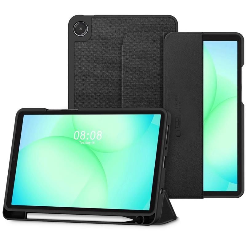 Tech-Protect Tech-Protect Galaxy Tab A11/A9 Fodral SC Canvas Obsidian Black - Teknikhallen.se