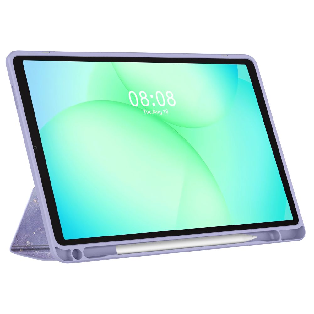 Tech-Protect Tech-Protect Galaxy Tab A11/A9 Fodral SC Hybrid Violet Marble - Teknikhallen.se