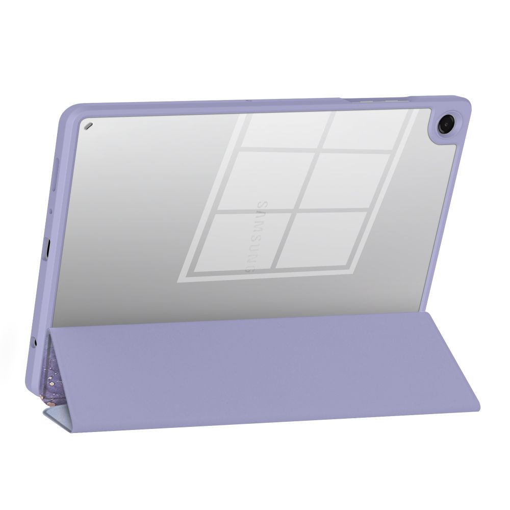 Tech-Protect Tech-Protect Galaxy Tab A11/A9 Fodral SC Hybrid Violet Marble - Teknikhallen.se