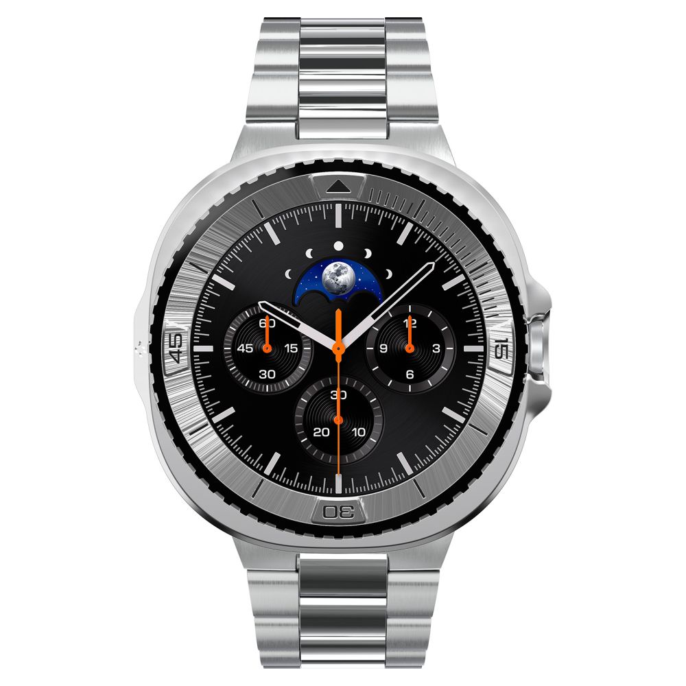 Spigen Spigen Galaxy Watch 8 46 mm Skyddande Ring Bezel Tune Pilot Silver - Teknikhallen.se