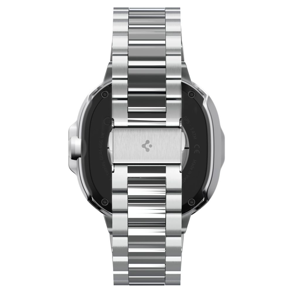 Spigen Spigen Galaxy Watch 8 46 mm Skyddande Ring Bezel Tune Pilot Silver - Teknikhallen.se