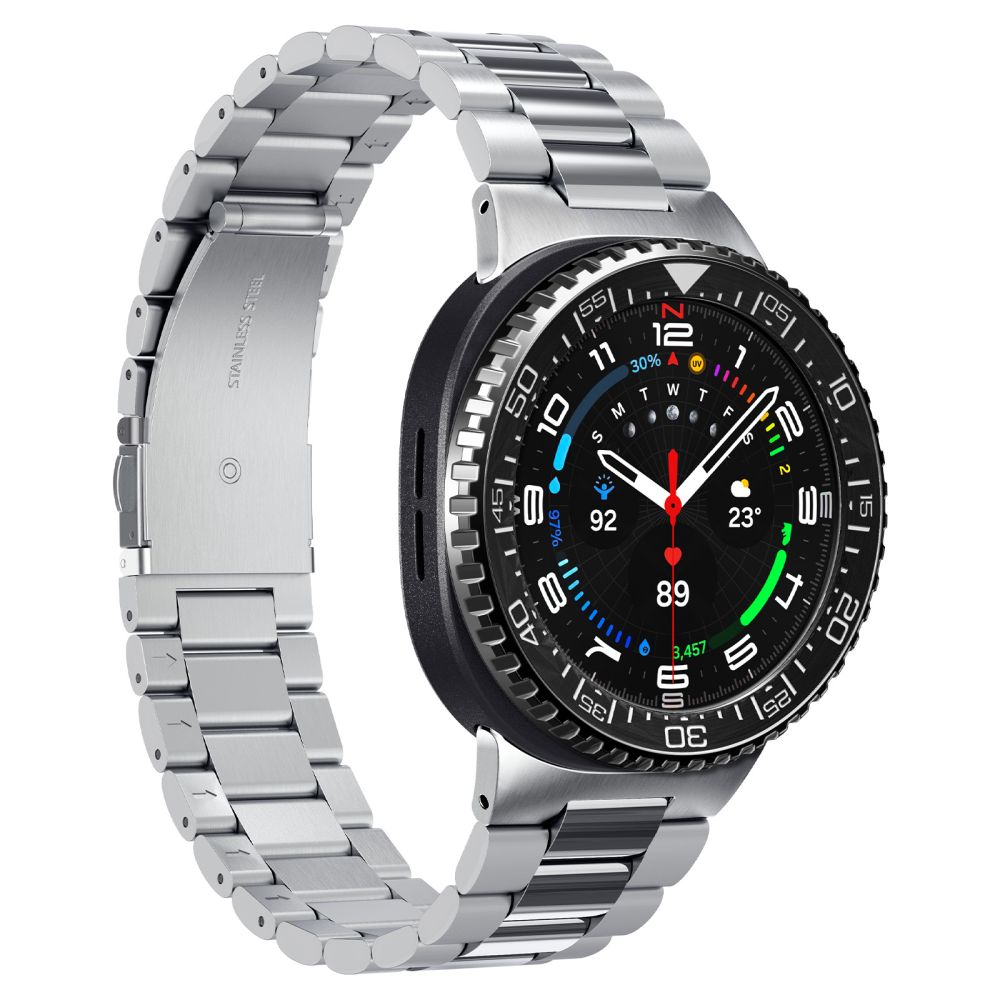 Spigen Spigen Galaxy Watch 8 46 mm Skyddande Ring Bezel Tune Diver Svart - Teknikhallen.se