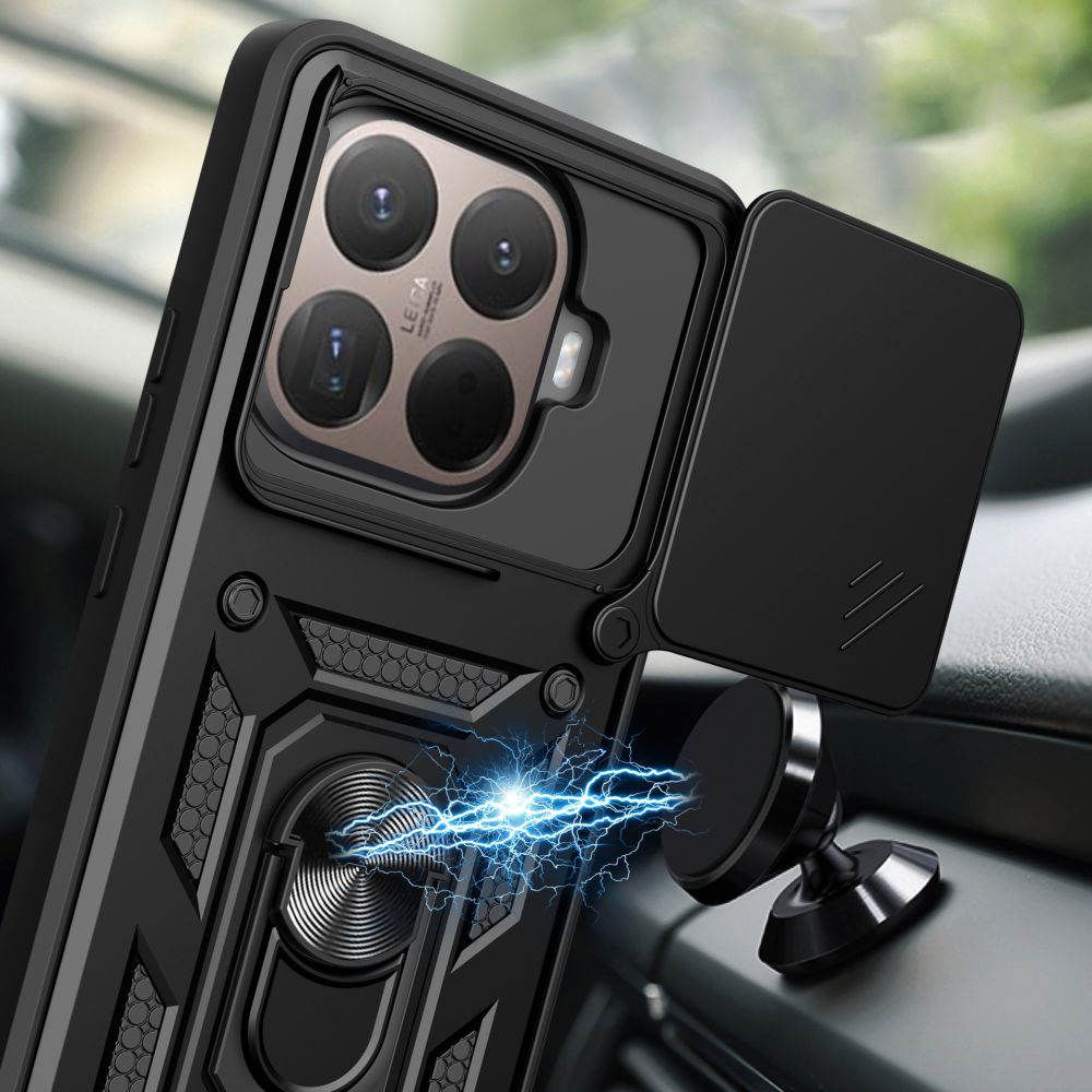 Tech-Protect Tech-Protect Xiaomi 15T Pro Skal CamShield Pro Svart - Teknikhallen.se