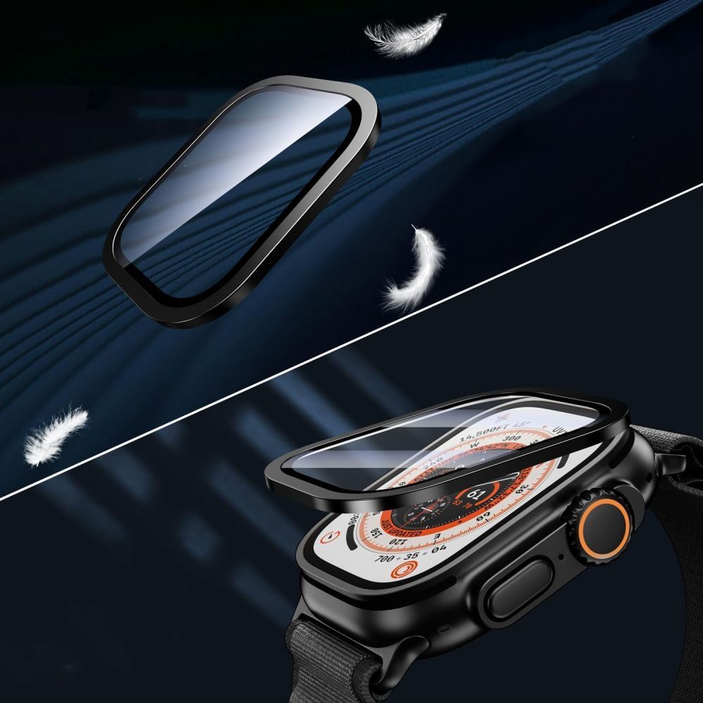 Tech-Protect Tech-Protect Apple Watch Ultra 49 mm 2-PACK Skärmskydd GlassRing - Teknikhallen.se