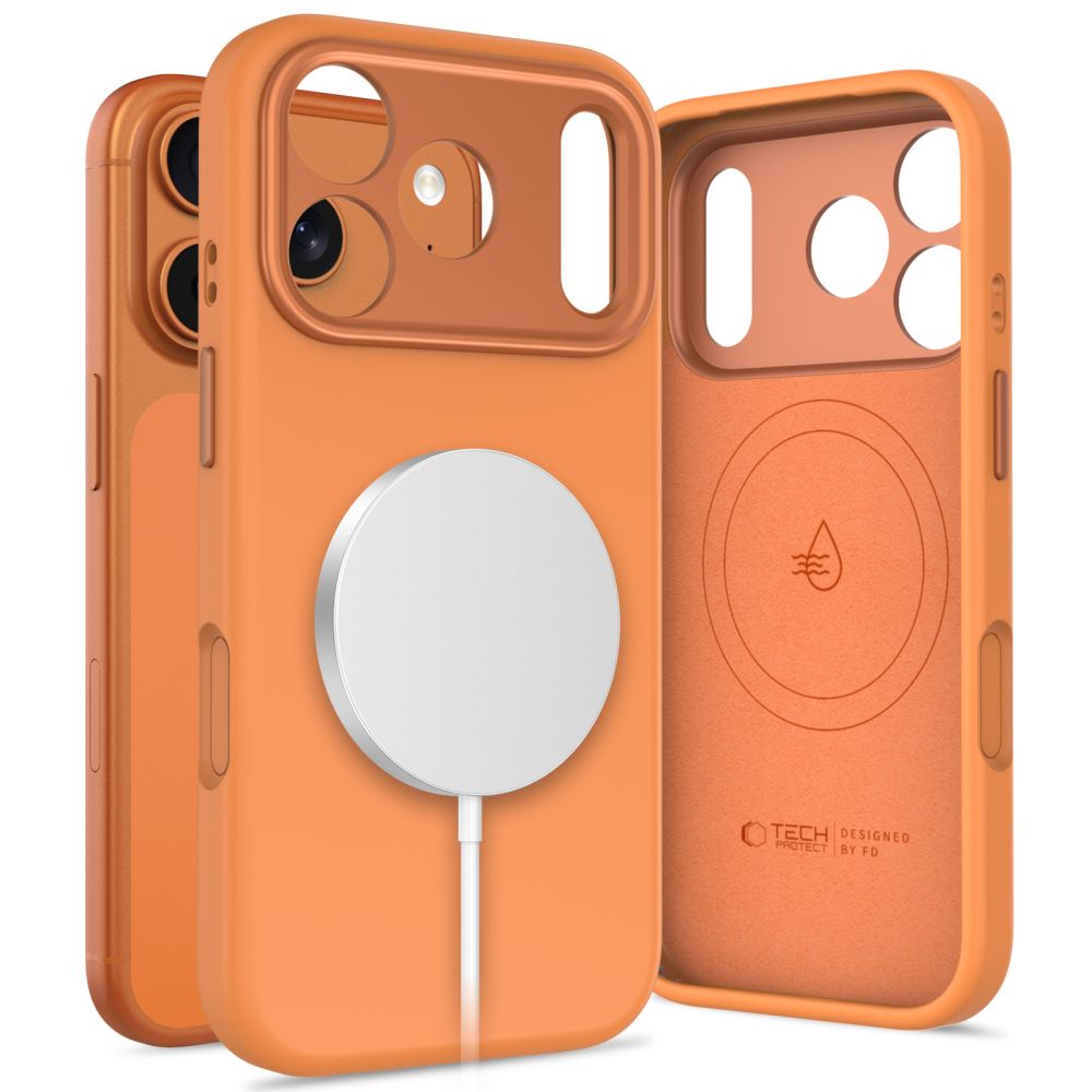 Tech-Protect Tech-Protect iPhone 17 Pro Skal MagSafe Uniq Cosmic Orange - Teknikhallen.se