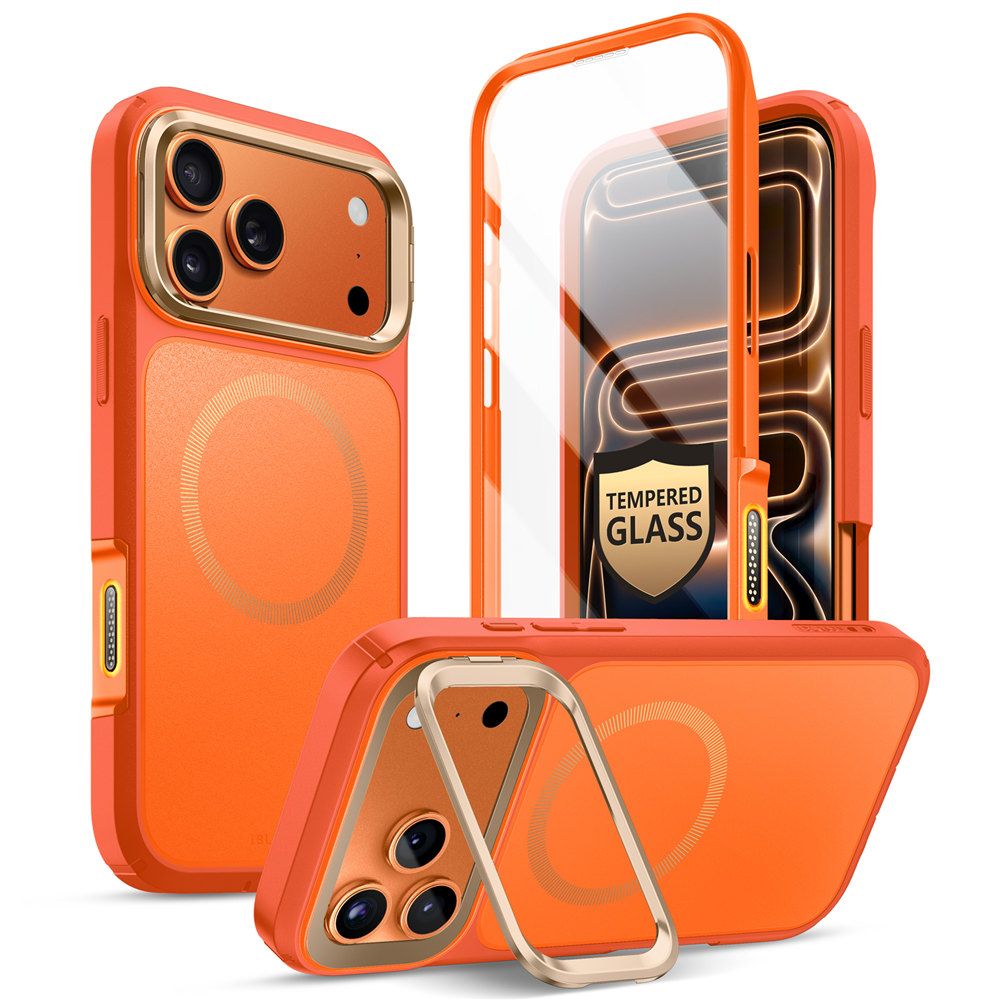 Supcase Supcase iPhone 17 Pro Max Skal MagSafe Iblsn Ares Flip Coral - Teknikhallen.se