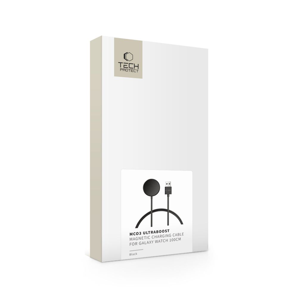 Tech-Protect Tech-Protect 1m Magnetisk Galaxy Watch Laddare USB-A UltraBoost - Teknikhallen.se
