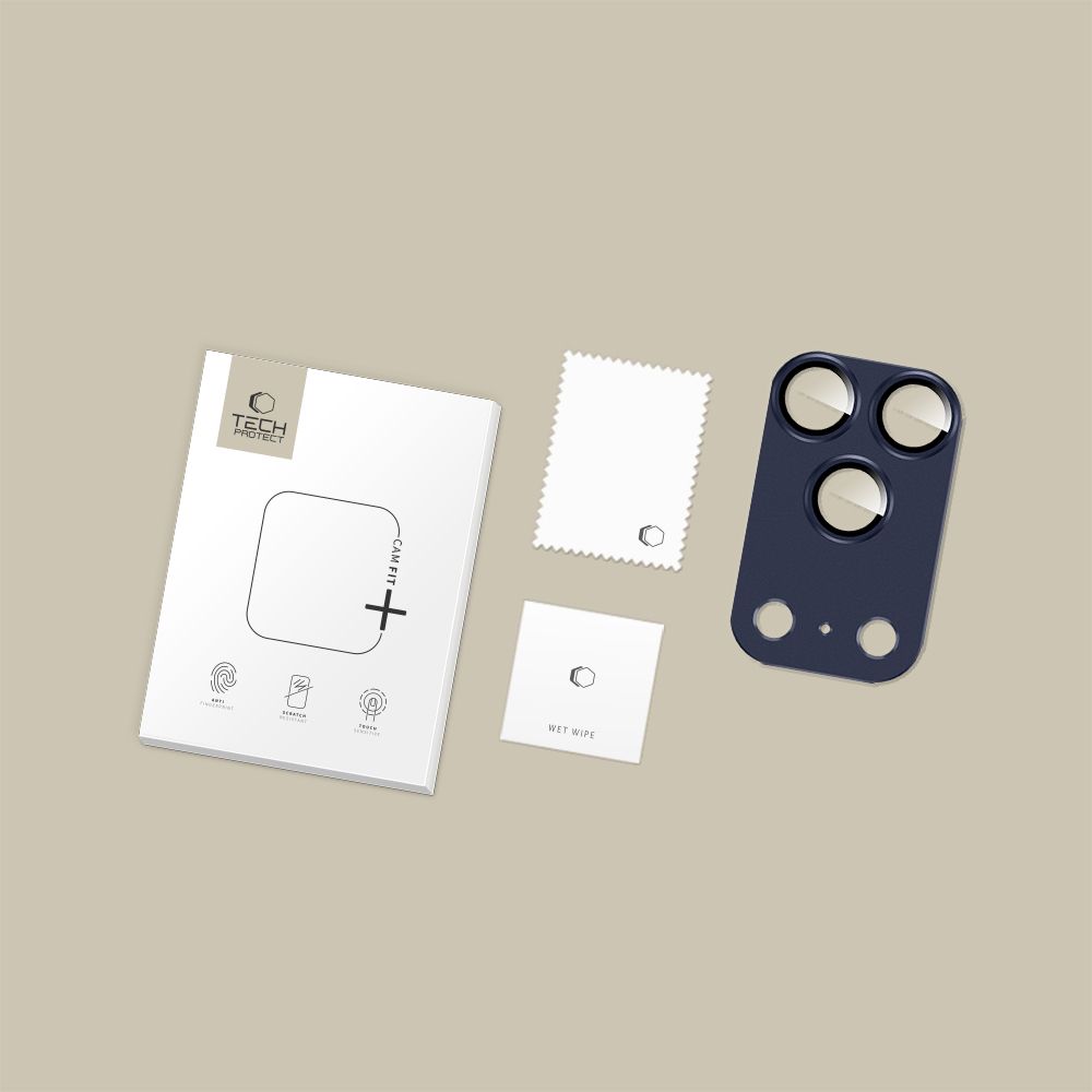 Tech-Protect Tech-Protect iPhone 17 Pro Linsskydd CamFull Fit+ Deep Blue - Teknikhallen.se