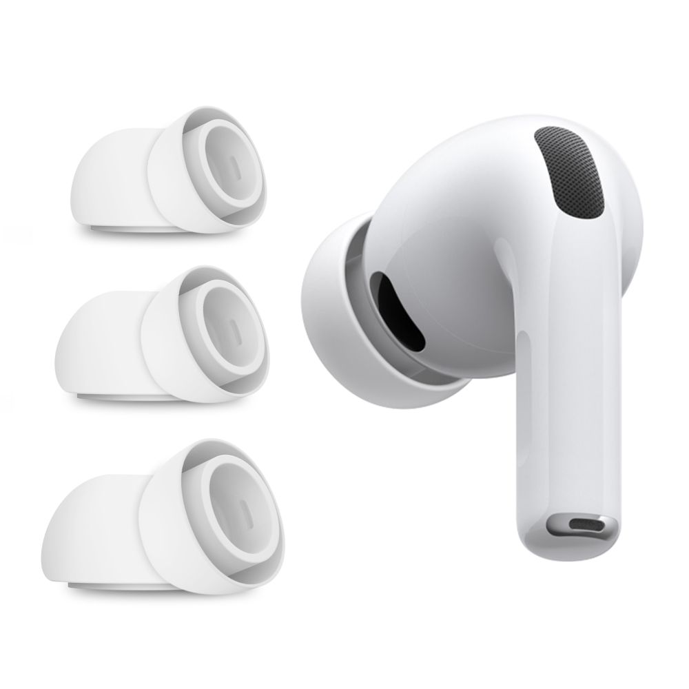 Tech-Protect Tech-Protect AirPods Pro 3 3-PACK Öronpluggar Vit - Teknikhallen.se
