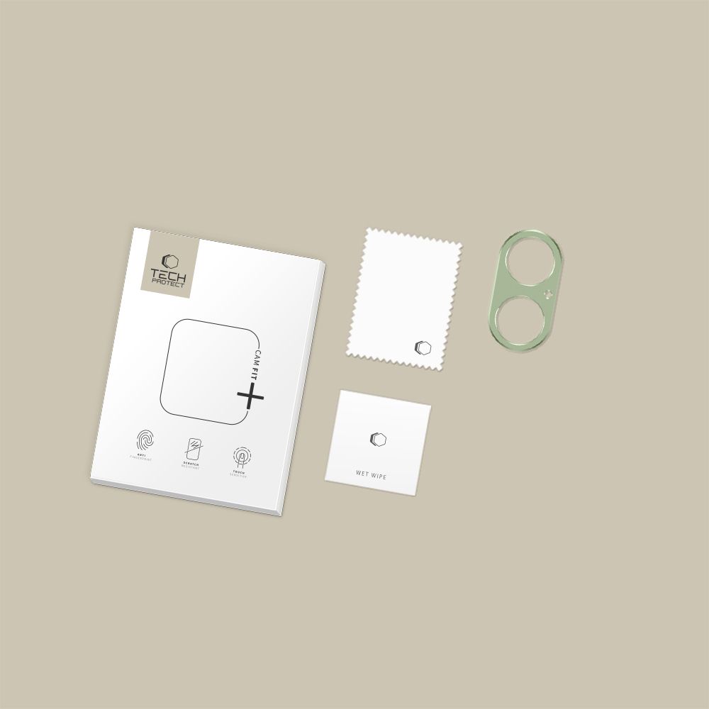 Tech-Protect Tech-Protect iPhone 17 Linsskydd CamAlloy Fit+ Sage - Teknikhallen.se