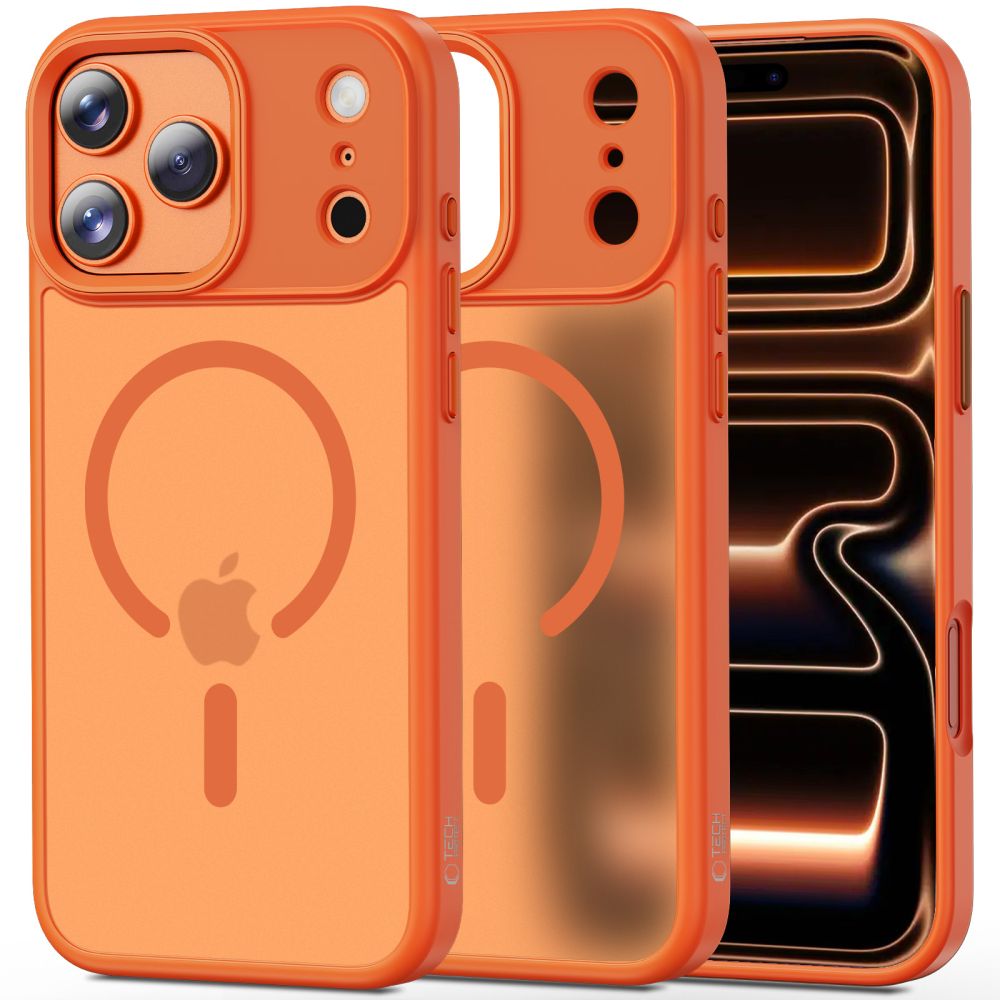 Tech-Protect Tech-Protect iPhone 17 Pro Skal MagSafe MagMat Cosmic Orange - Teknikhallen.se