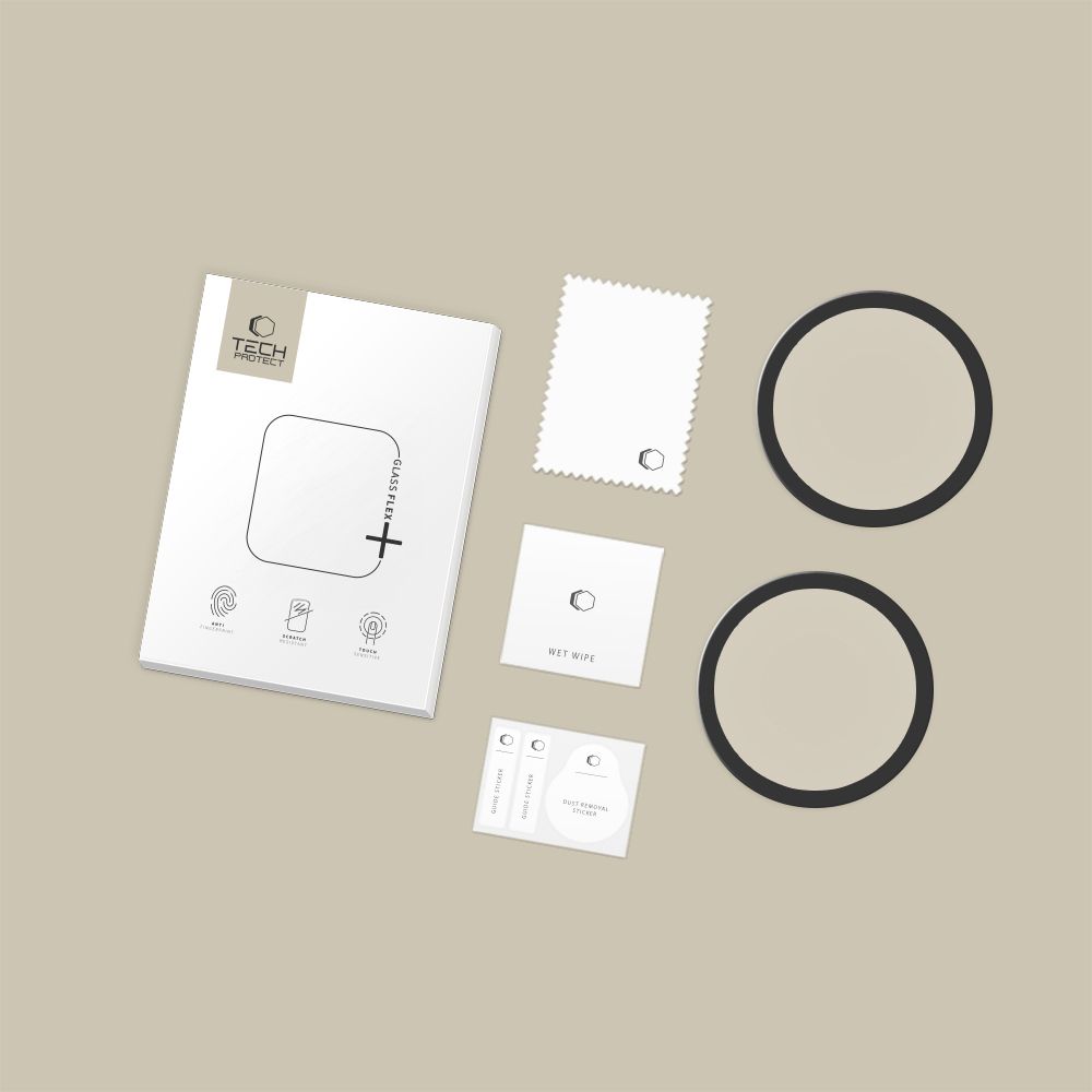 Tech-Protect Tech-Protect Garmin Venu 4 41 mm 2-PACK Skärmskydd GlasFlex+ - Teknikhallen.se