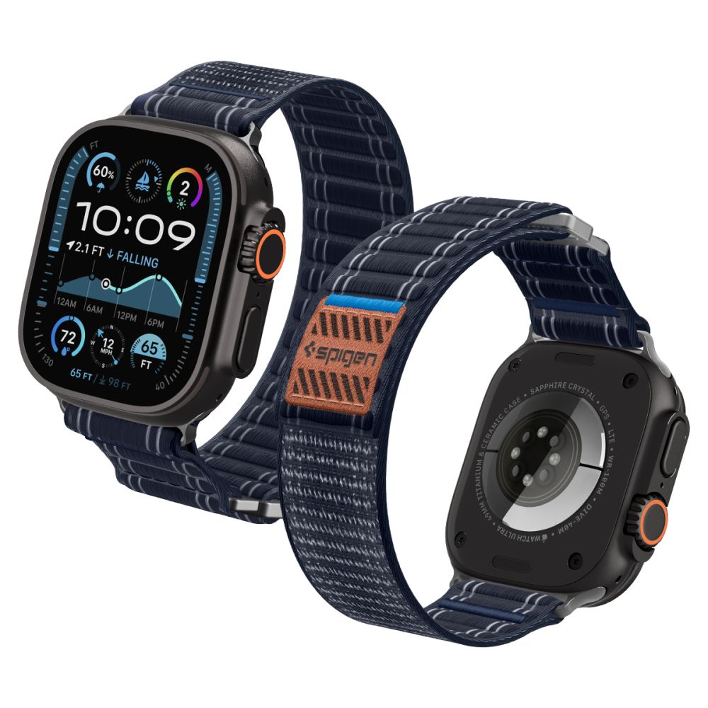Spigen Spigen Apple Watch 42/44/45/46/49 mm Klockarmband Navy - Teknikhallen.se