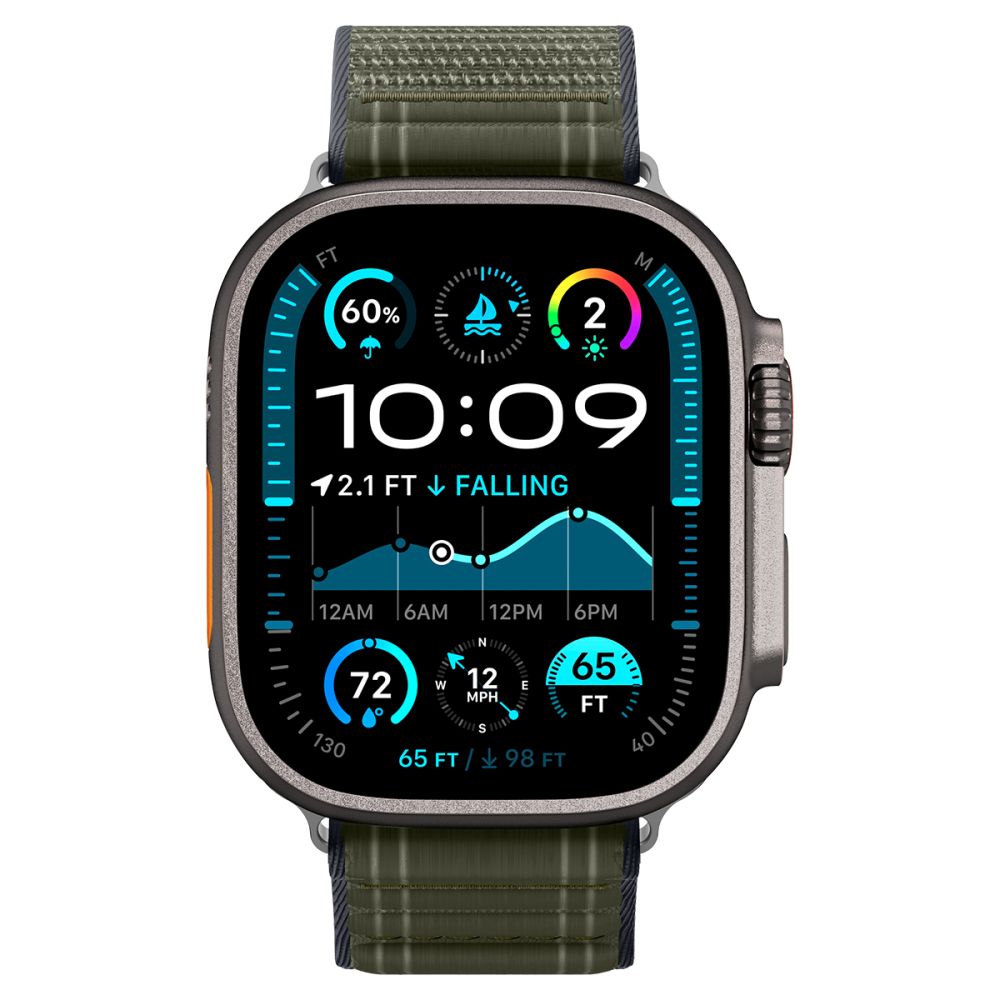 Spigen Spigen Apple Watch 42/44/45/46/49 mm Klockarmband Grön - Teknikhallen.se