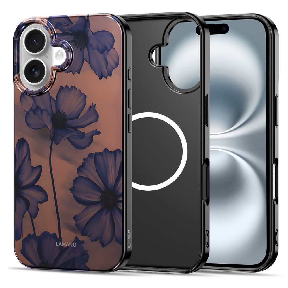 Tech-Protect Tech-Protect iPhone 16 Skal MagSafe Lamano Velvet Night - Teknikhallen.se