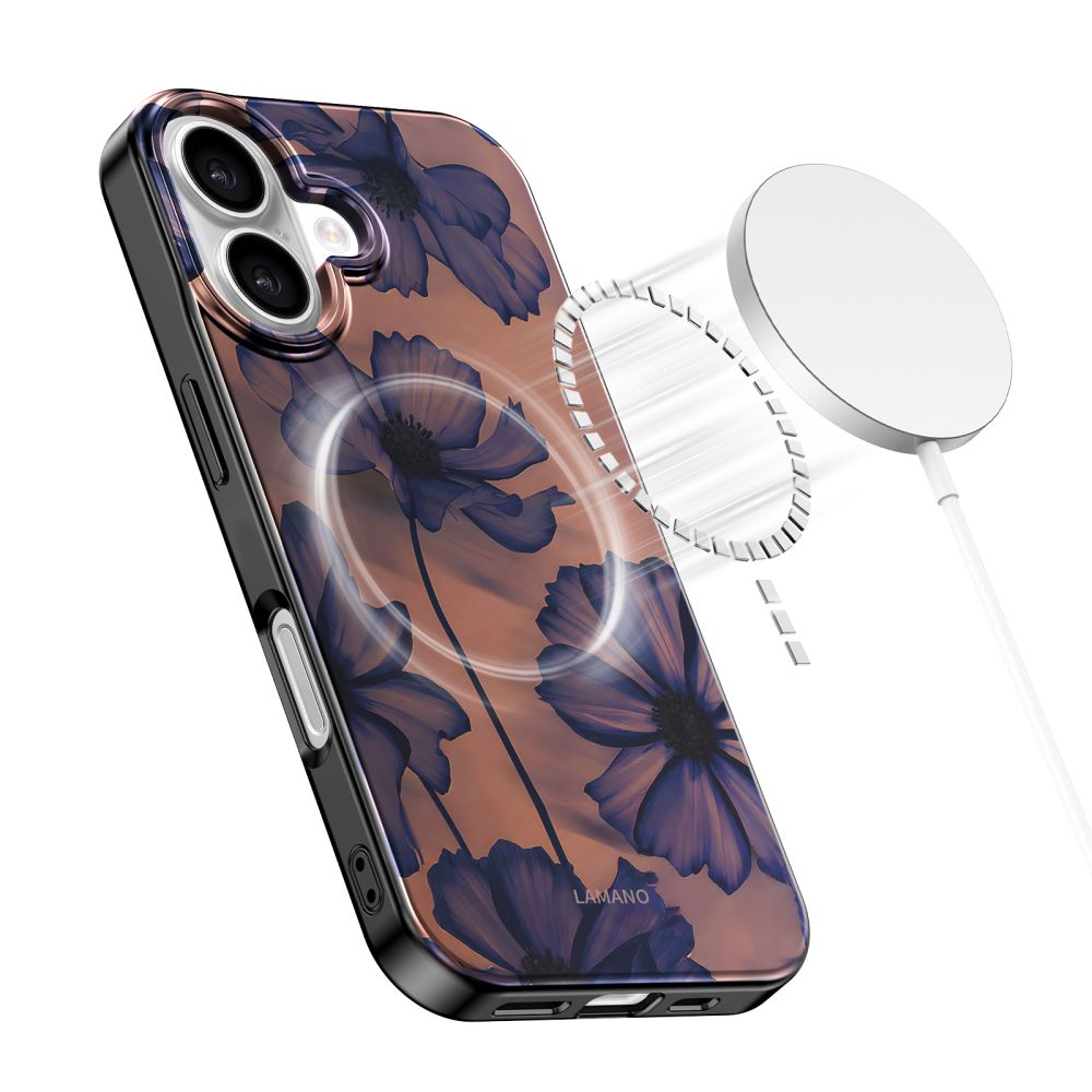 Tech-Protect Tech-Protect iPhone 16 Skal MagSafe Lamano Velvet Night - Teknikhallen.se