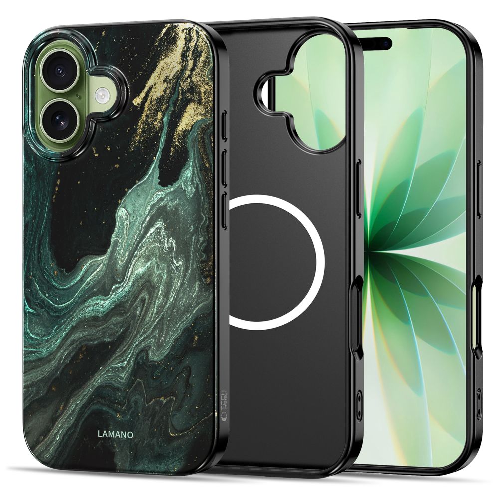 Tech-Protect Tech-Protect iPhone 17 Skal MagSafe Lamano Verde Aura - Teknikhallen.se