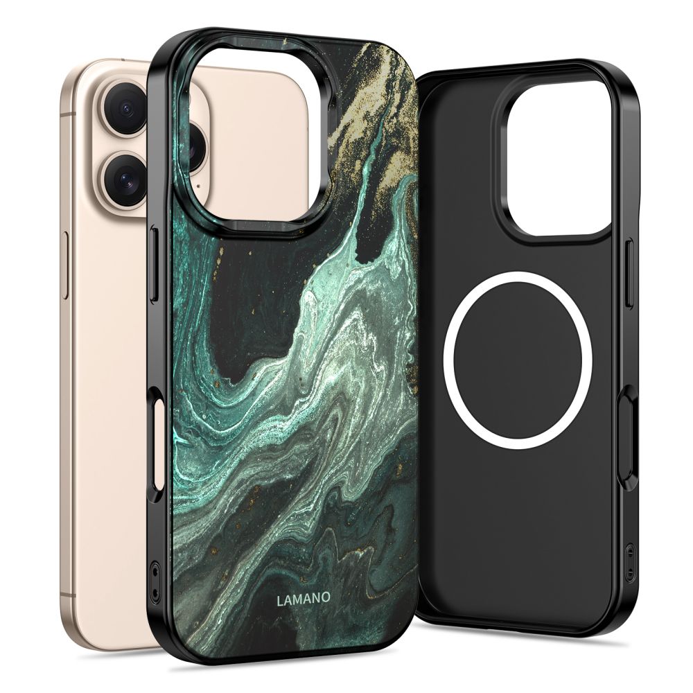 Tech-Protect Tech-Protect iPhone 16 Pro Max Skal MagSafe Lamano Verde Aura - Teknikhallen.se