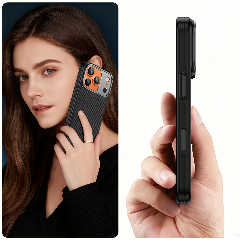 Tech-Protect Tech-Protect iPhone 17 Pro Skal MagSafe Kevlar Aramid Svart - Teknikhallen.se