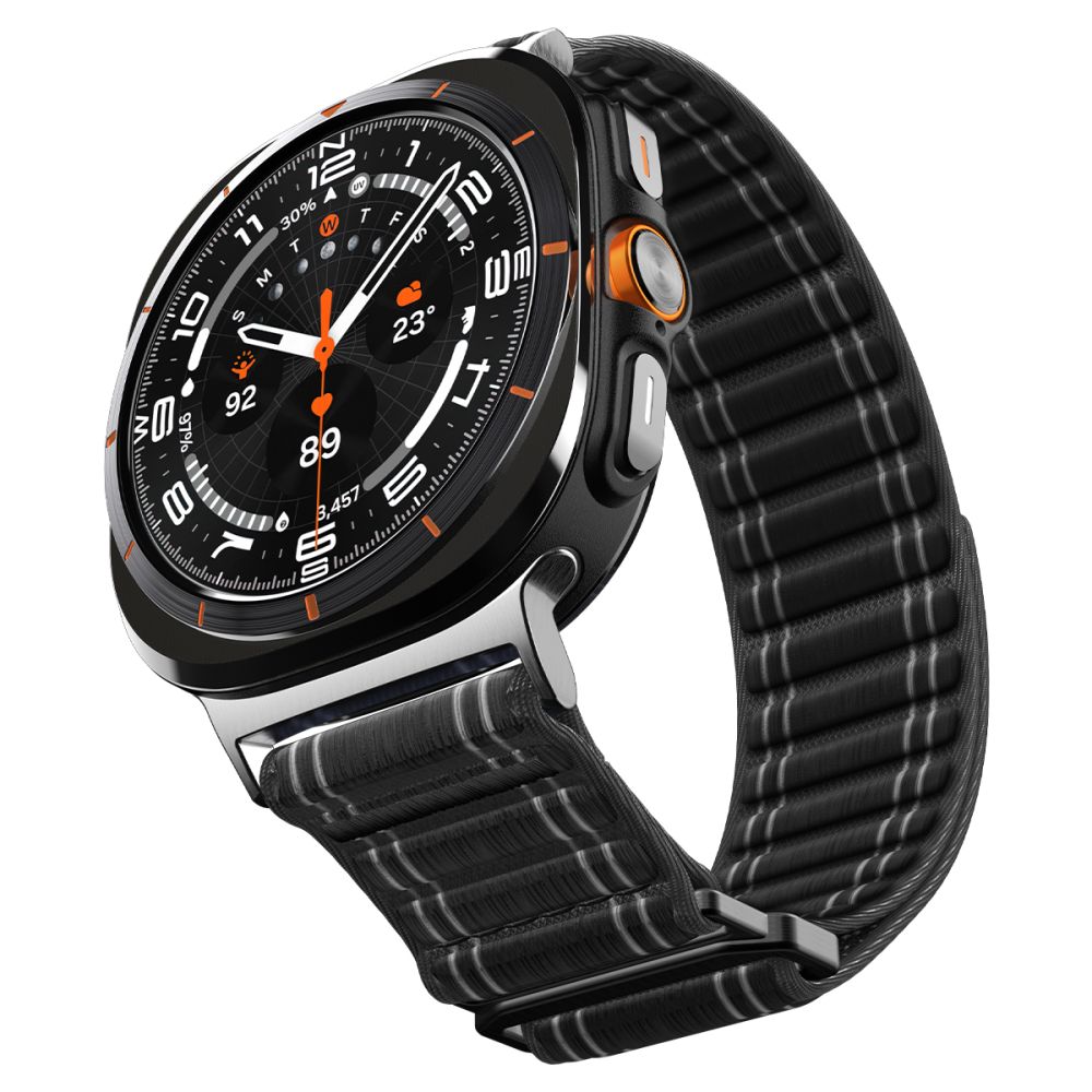 Spigen Spigen Galaxy Watch Ultra (2025) / 47 mm Klockarmband Svart - Teknikhallen.se