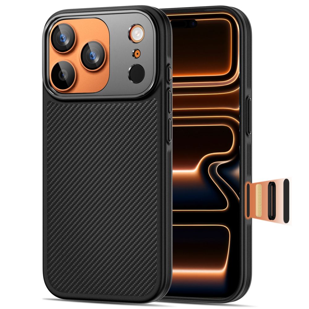 Tech-Protect Tech-Protect iPhone 17 Pro Max Skal MagSafe Kevlar Aramid Svart - Teknikhallen.se