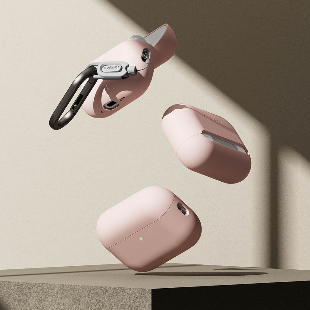 Ringke Ringke AirPods Pro 3 Skal Silikon Pink Sand - Teknikhallen.se