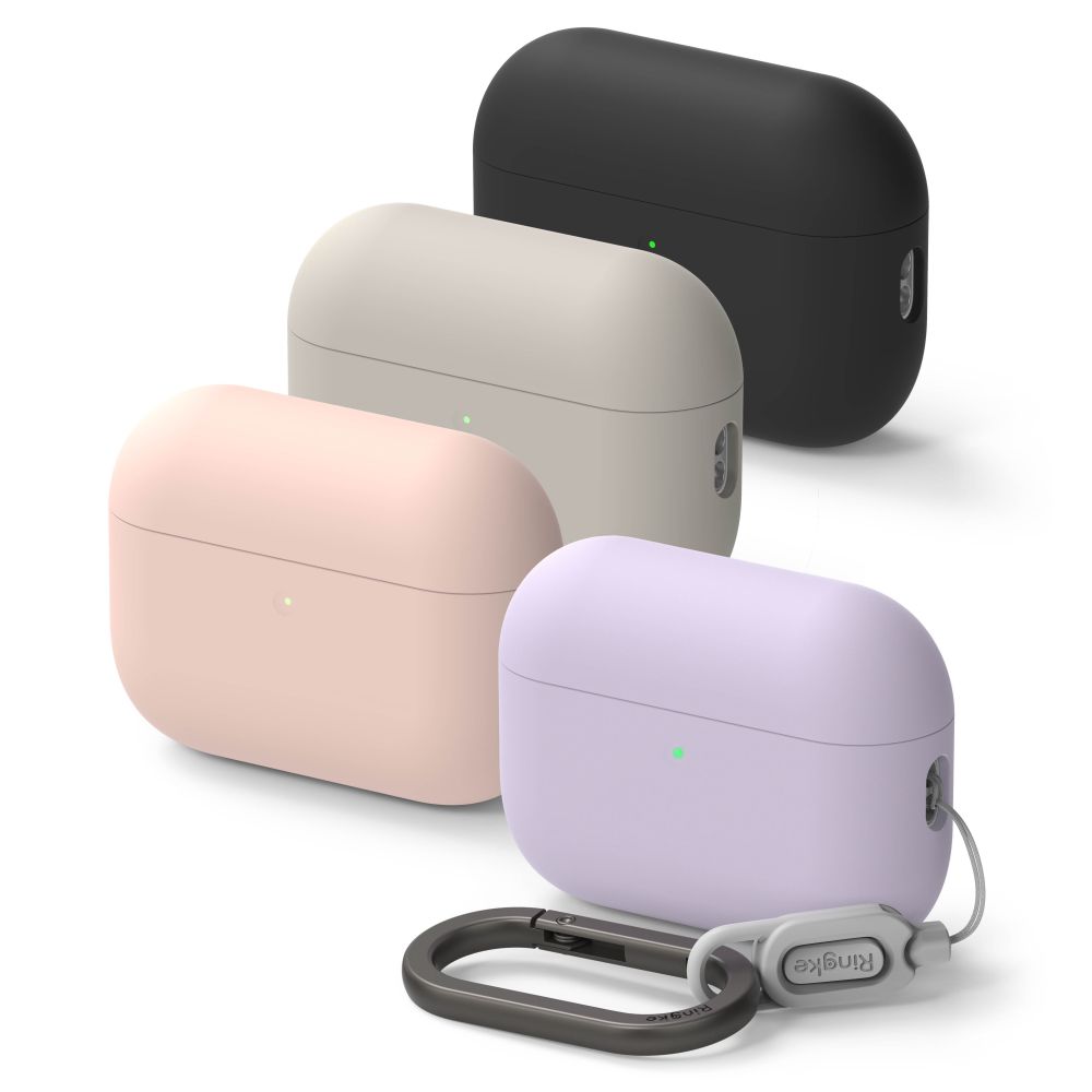 Ringke Ringke AirPods Pro 3 Skal Silikon Stone - Teknikhallen.se