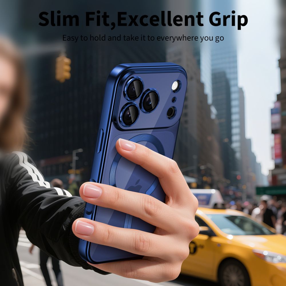 Tech-Protect Tech-Protect iPhone 17 Pro Skal MagSafe MagFlex Deep Blue - Teknikhallen.se