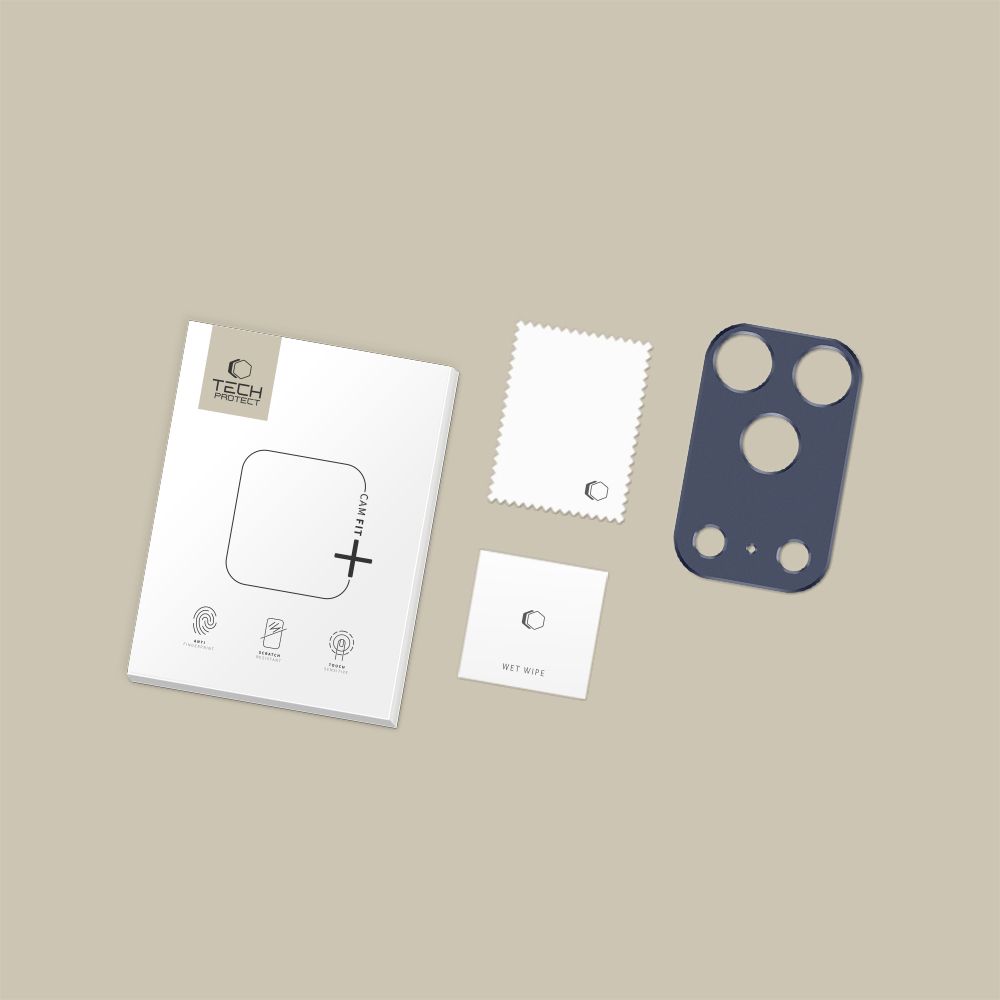 Tech-Protect Tech-Protect iPhone 17 Pro Max Linsskydd CamAlloy Fit+ Deep Blue - Teknikhallen.se