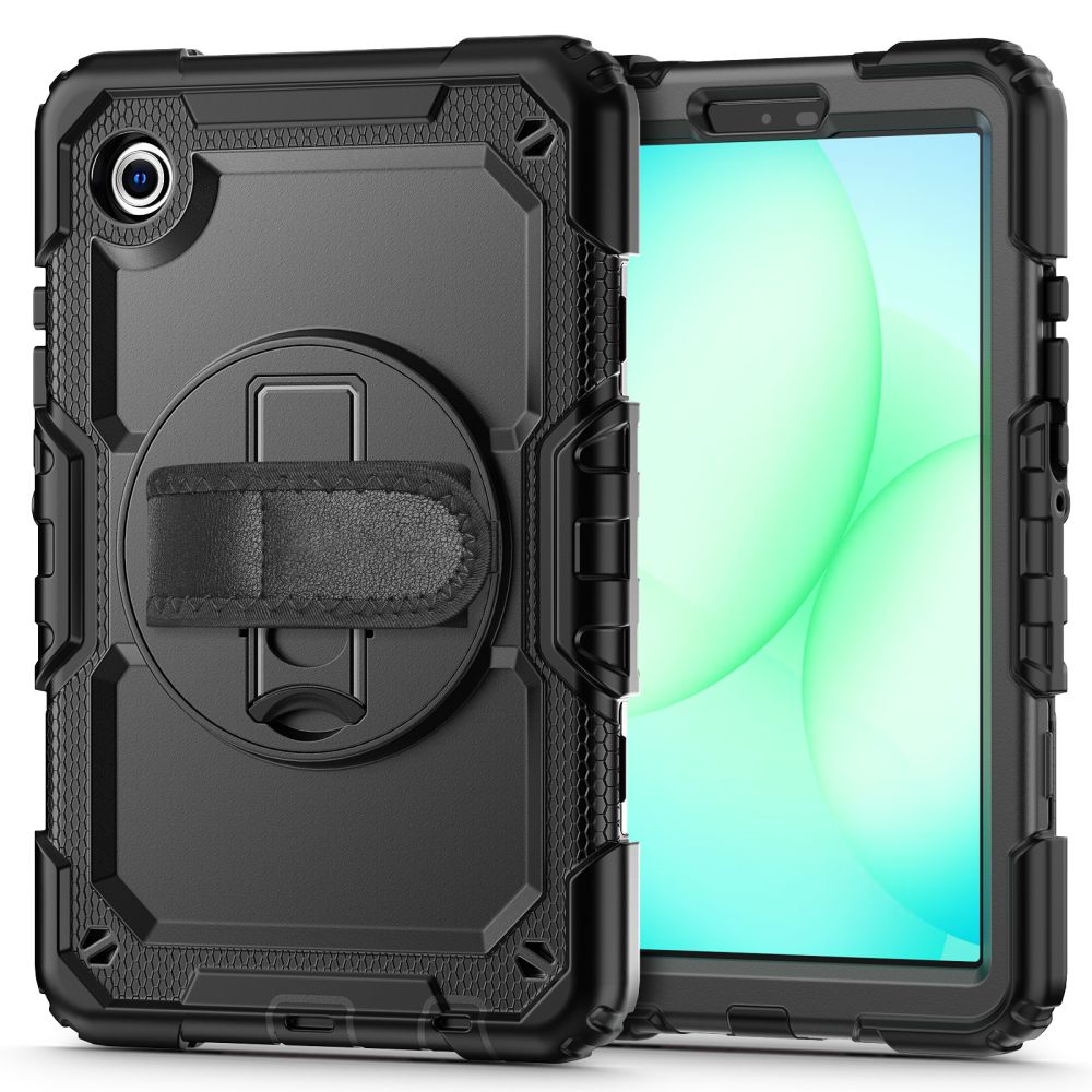 Tech-Protect Tech-Protect Samsung Galaxy Tab A11/A9 Skal 360 Solid Svart - Teknikhallen.se