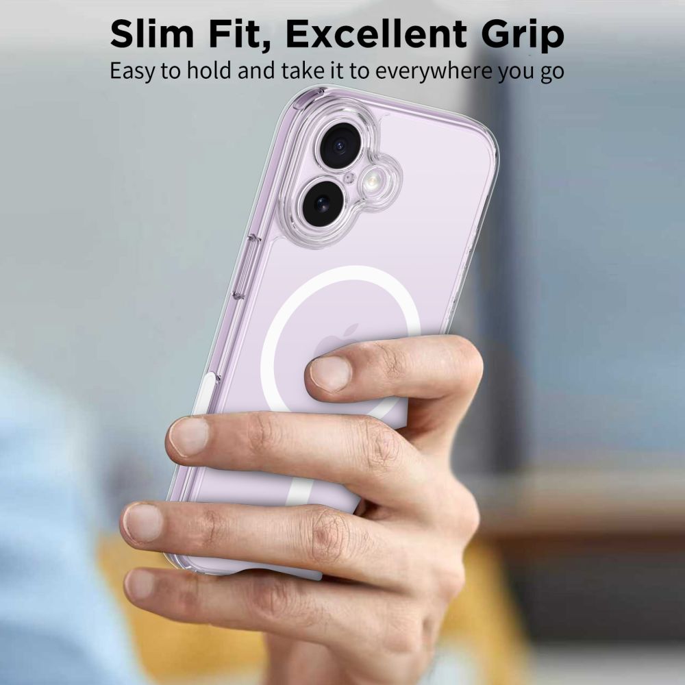 Tech-Protect Tech-Protect iPhone 17 Skal MagSafe MagPeak Clear - Teknikhallen.se