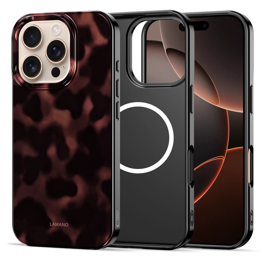 Tech-Protect Tech-Protect iPhone 16 Pro Skal MagSafe Lamano Panther - Teknikhallen.se