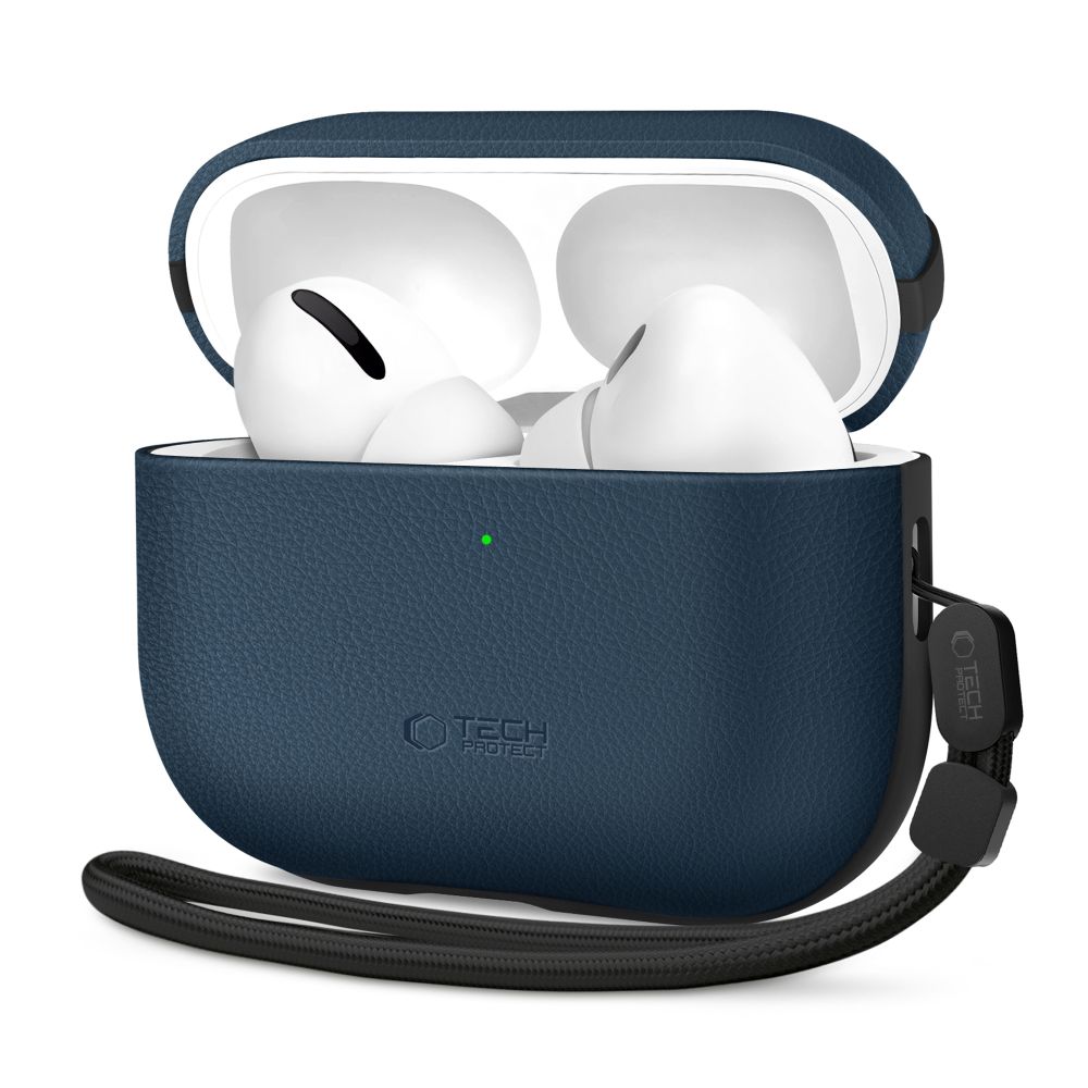 Tech-Protect Tech-Protect AirPods Pro 3 Skal NaturalFit Navy Blue - Teknikhallen.se