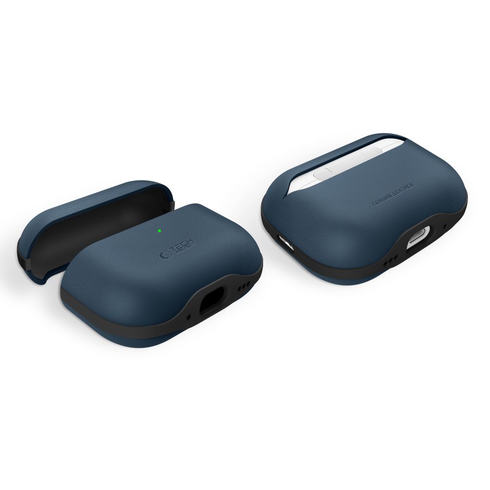 Tech-Protect Tech-Protect AirPods Pro 3 Skal NaturalFit Navy Blue - Teknikhallen.se