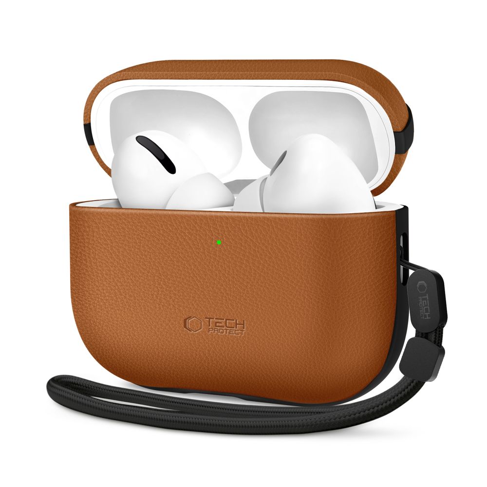 Tech-Protect Tech-Protect AirPods Pro 3 Skal NaturalFit Brun - Teknikhallen.se
