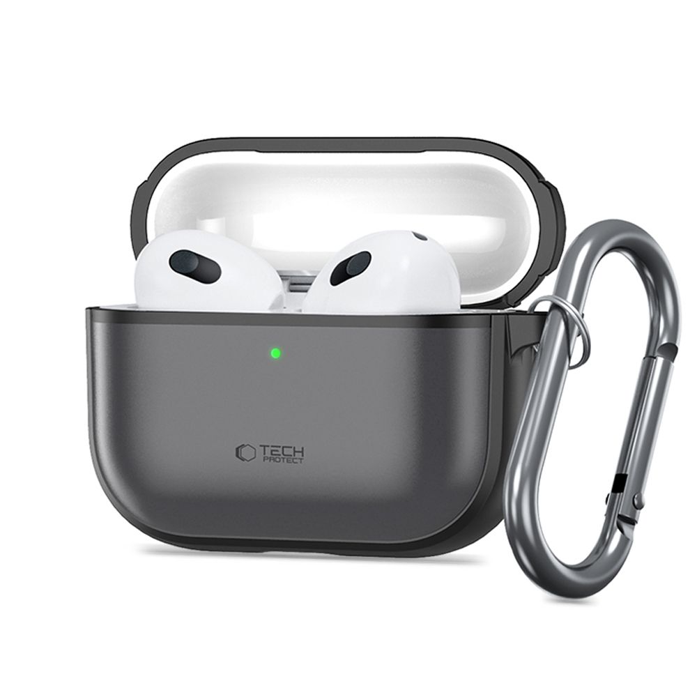 Tech-Protect Tech-Protect AirPods Pro 3 Skal MagMat Matt Svart - Teknikhallen.se