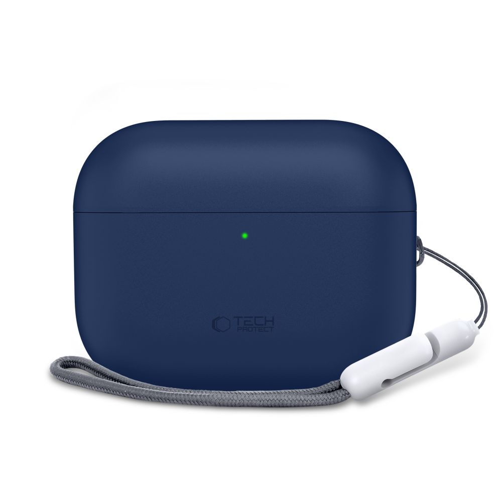 Tech-Protect Tech-Protect AirPods Pro 3 Skal Silicone Navy Blue - Teknikhallen.se