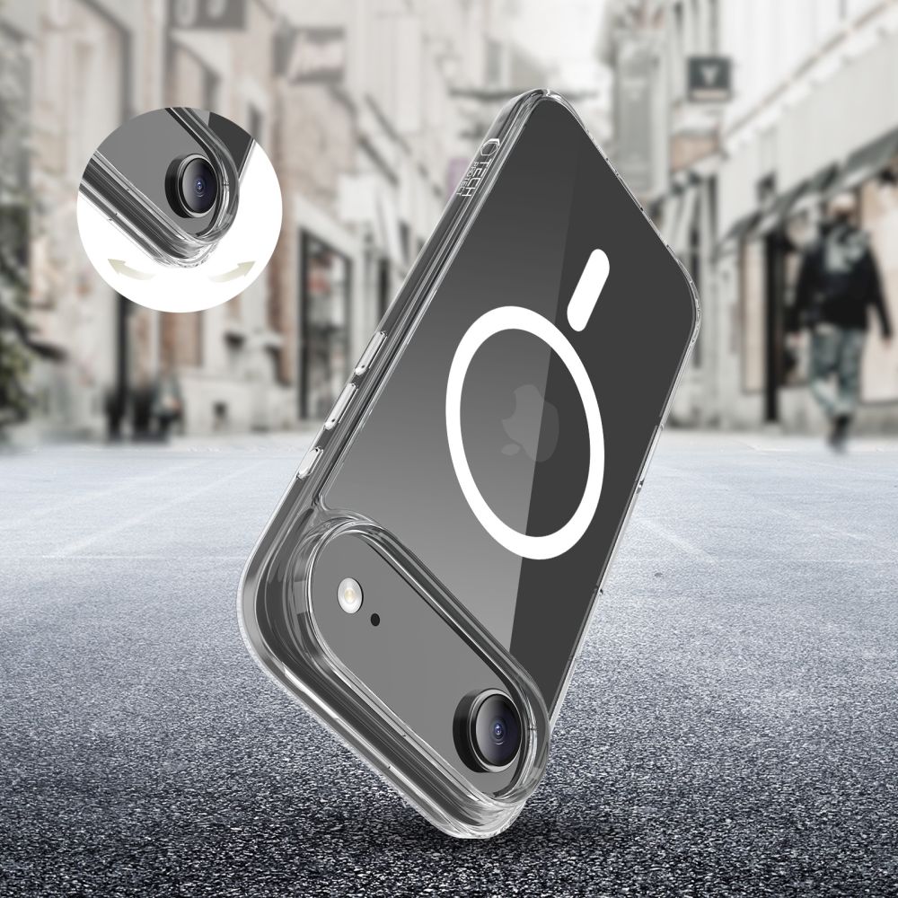 Tech-Protect Tech-Protect iPhone Air Skal MagSafe FlexAir Hybrid Clear - Teknikhallen.se