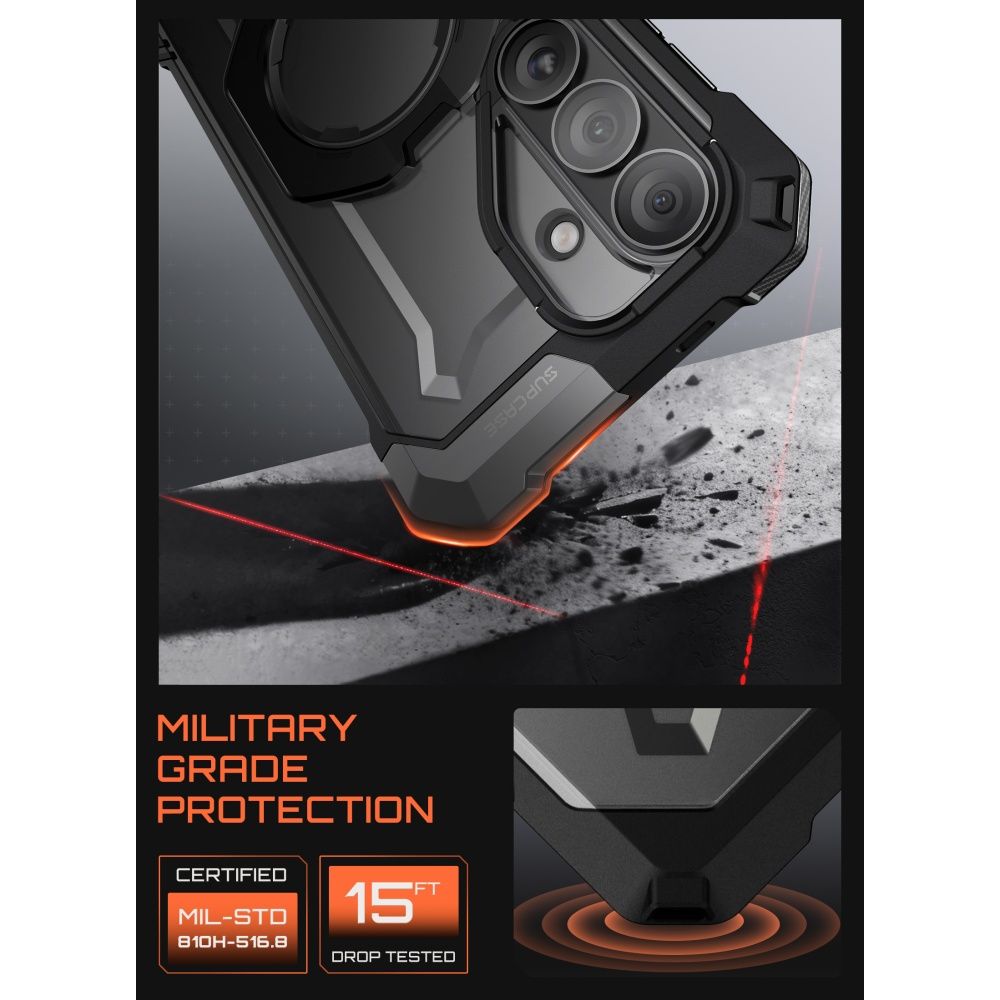 Supcase Supcase Galaxy S26 Skal MagSafe UB Grip Svart - Teknikhallen.se