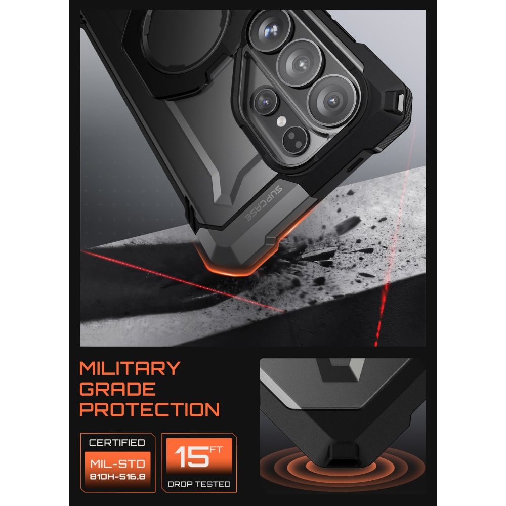 Supcase Supcase Galaxy S26 Ultra Skal MagSafe UB Grip Svart - Teknikhallen.se