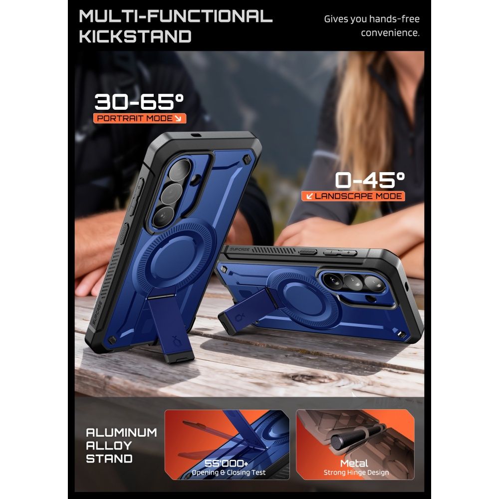 Supcase Supcase Galaxy S26 Skal 2-SET MagSafe Unicorn Beetle Pro Cobalt - Teknikhallen.se