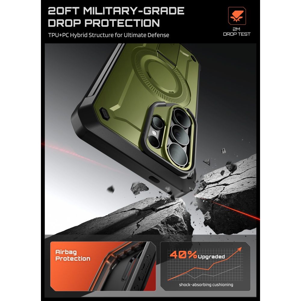 Supcase Supcase Galaxy S26 Ultra Skal 2-SET MagSafe Unicorn Beetle Pro - Teknikhallen.se