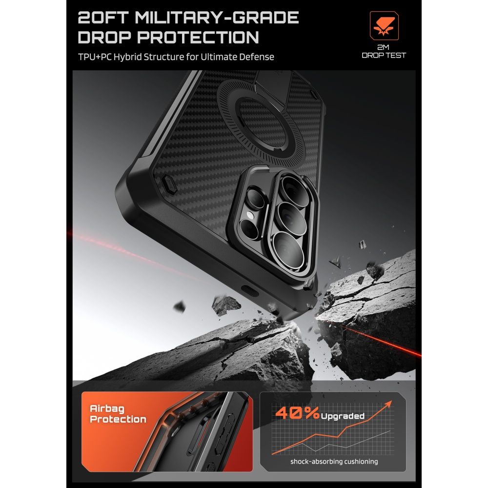 Supcase Supcase Galaxy S26 Ultra 2-SET Skal MagSafe Unicorn Beetle Pro - Teknikhallen.se