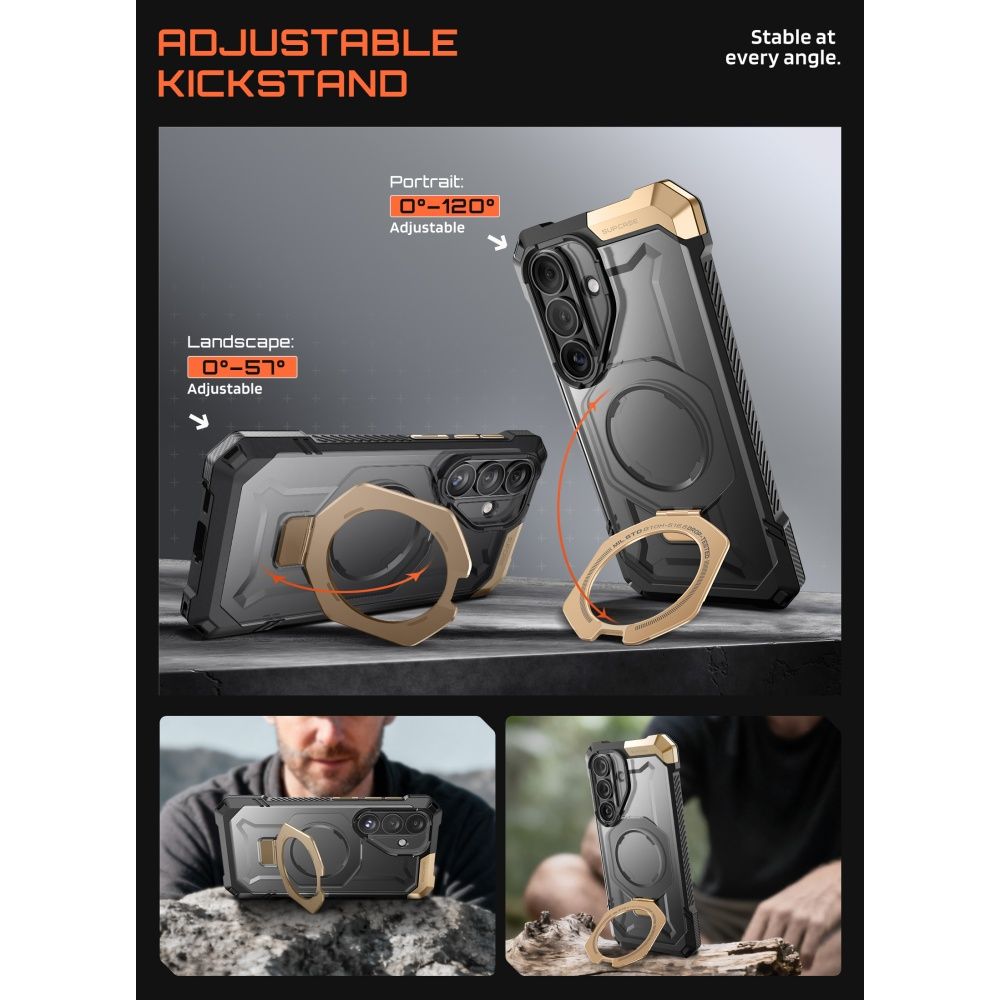 Supcase Supcase Samsung Galaxy S26 Skal MagSafe UB Grip Desert - Teknikhallen.se