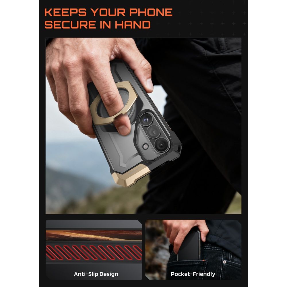 Supcase Supcase Samsung Galaxy S26 Skal MagSafe UB Grip Desert - Teknikhallen.se