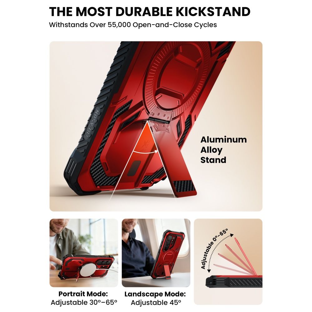 Supcase Supcase Galaxy S26 Ultra Skal MagSafe Iblsn ArmorBox Ruddy - Teknikhallen.se